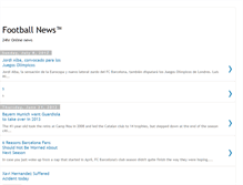 Tablet Screenshot of dailyfoootball.blogspot.com