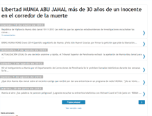 Tablet Screenshot of libertad-mumia.blogspot.com