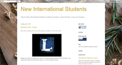 Desktop Screenshot of newintstudents.blogspot.com