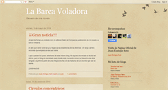 Desktop Screenshot of labarcavoladora.blogspot.com