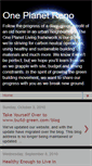 Mobile Screenshot of oneplanetreno.blogspot.com