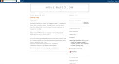 Desktop Screenshot of homebasedjob999.blogspot.com