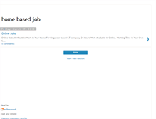 Tablet Screenshot of homebasedjob999.blogspot.com