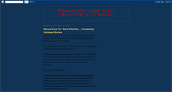 Desktop Screenshot of permanently-cure-yeast-infection.blogspot.com