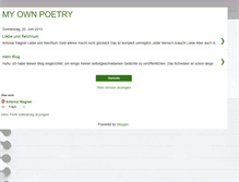 Tablet Screenshot of my-poetry-blog.blogspot.com