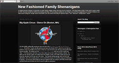 Desktop Screenshot of newfashionedfamilyshenanigans.blogspot.com