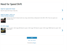 Tablet Screenshot of needforspeedshift.blogspot.com