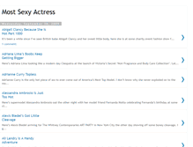 Tablet Screenshot of mostsexyactress.blogspot.com