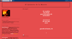 Desktop Screenshot of elquintetodelamuerte.blogspot.com