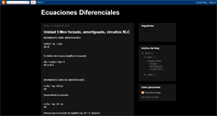 Desktop Screenshot of ecuacionesdiferenciales-ricardoyjorge.blogspot.com