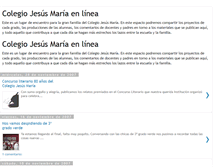 Tablet Screenshot of colegiojesusmaria.blogspot.com