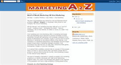 Desktop Screenshot of marketinga2z.blogspot.com