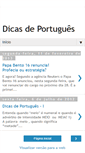 Mobile Screenshot of dicasdeportugueseredacao.blogspot.com