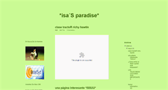 Desktop Screenshot of lascuriosidadesdeisa.blogspot.com