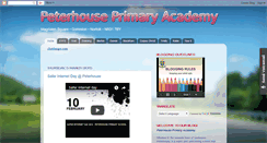 Desktop Screenshot of peterhouseprimary.blogspot.com