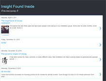Tablet Screenshot of insightfoundinside.blogspot.com