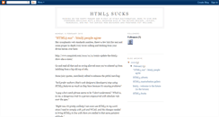 Desktop Screenshot of html5sucks.blogspot.com