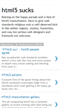 Mobile Screenshot of html5sucks.blogspot.com