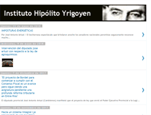 Tablet Screenshot of institutoyrigoyen.blogspot.com