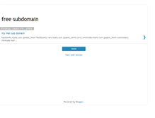 Tablet Screenshot of freesubdomain.blogspot.com