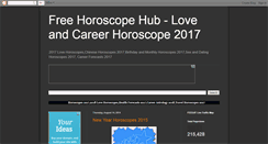 Desktop Screenshot of horoscopehub.blogspot.com