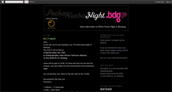 Desktop Screenshot of pechakuchabdg.blogspot.com
