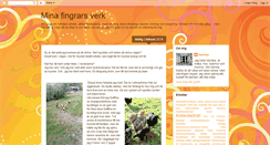 Desktop Screenshot of minafingrarsverk.blogspot.com