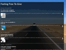 Tablet Screenshot of feelingfreetogive.blogspot.com