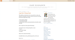 Desktop Screenshot of easyelegance.blogspot.com