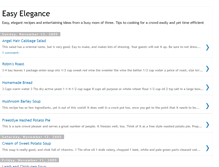 Tablet Screenshot of easyelegance.blogspot.com