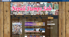 Desktop Screenshot of nepalistampsale.blogspot.com