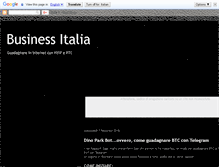 Tablet Screenshot of business-italia.blogspot.com