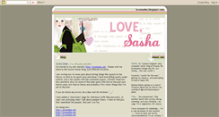 Desktop Screenshot of lovesasha.blogspot.com