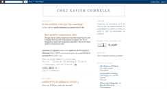 Desktop Screenshot of chez-xavier-combelle.blogspot.com