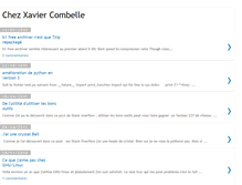 Tablet Screenshot of chez-xavier-combelle.blogspot.com