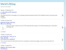 Tablet Screenshot of marshesblog.blogspot.com