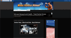 Desktop Screenshot of mens-fitness-videos.blogspot.com