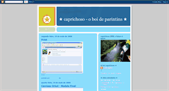 Desktop Screenshot of boicaprichoso.blogspot.com