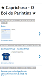 Mobile Screenshot of boicaprichoso.blogspot.com