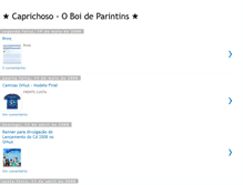 Tablet Screenshot of boicaprichoso.blogspot.com