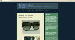Desktop Screenshot of derrubandoocloset.blogspot.com