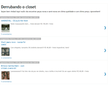 Tablet Screenshot of derrubandoocloset.blogspot.com