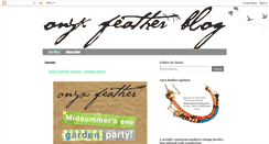 Desktop Screenshot of onyxfeather.blogspot.com