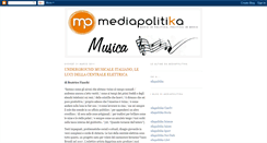 Desktop Screenshot of mediapolitikamusica.blogspot.com