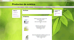 Desktop Screenshot of gremisol-productos-de-estetica.blogspot.com