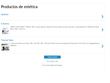 Tablet Screenshot of gremisol-productos-de-estetica.blogspot.com