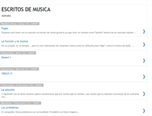 Tablet Screenshot of cuadernosdemusica.blogspot.com