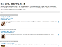 Tablet Screenshot of bigboldbeautifulfood.blogspot.com