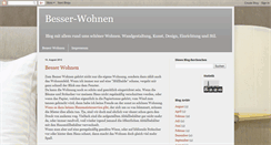Desktop Screenshot of besser-wohnen.blogspot.com