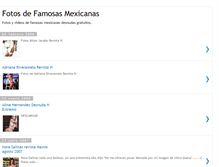 Tablet Screenshot of fotosfamosasmexicanas.blogspot.com